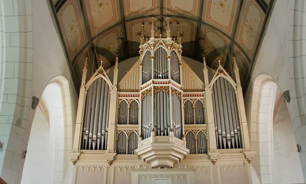 April: Ladegast-Orgel (1864) in St. Marien WeiÃŸenfels (Sachsen-Anhalt)