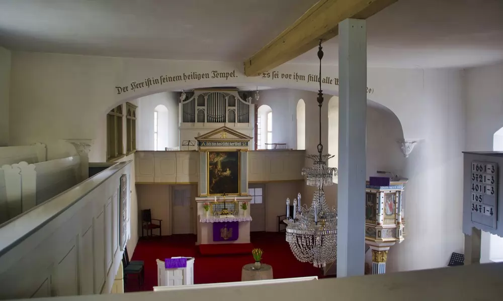 Kirche in Pohla: Innenansicht