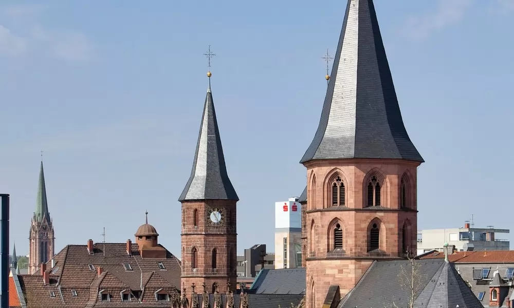 Die Stiftskirche in Kaiserslautern