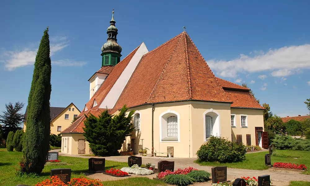 Dorfkirche Klitten im Kreis Görlitz (Sachsen)