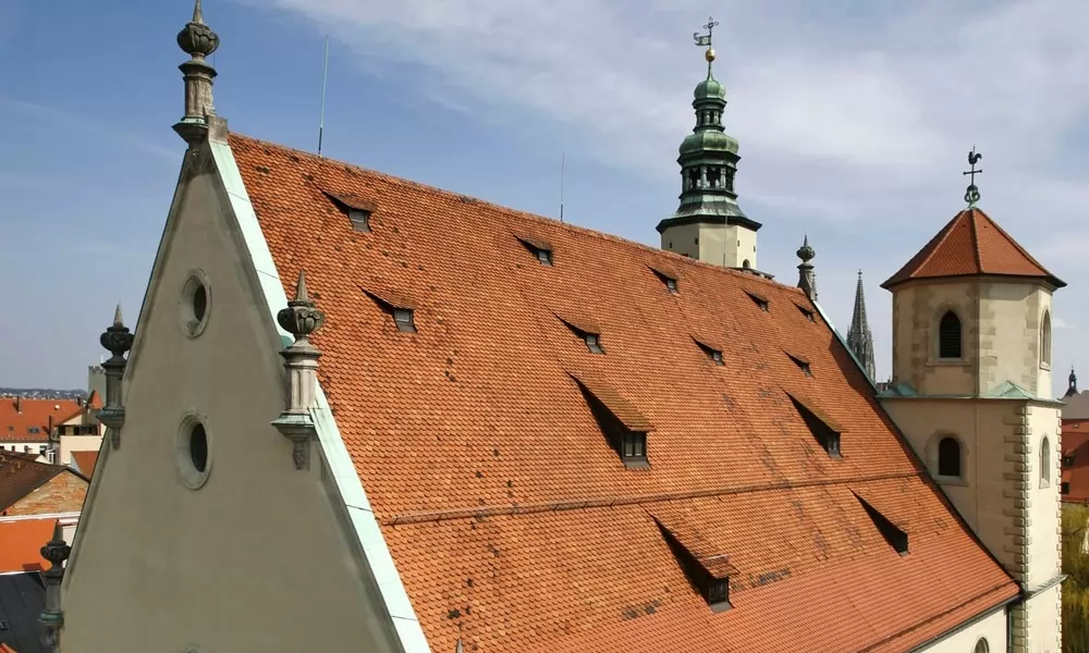 Dreieinigkeitskirche in Regensburg: Ansicht von SÃ¼dwest