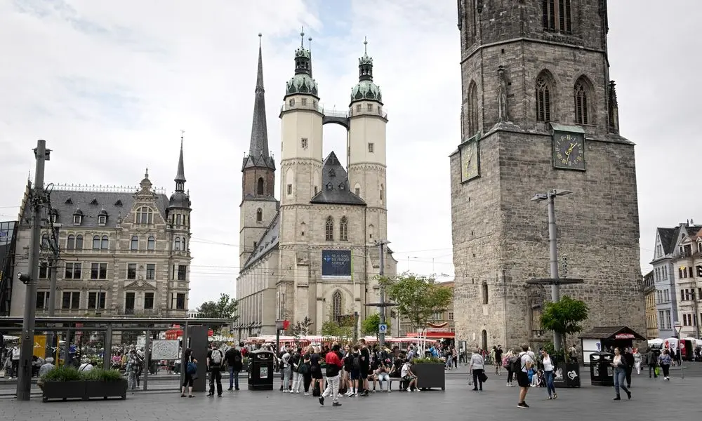 Die Marktkirche in Halle