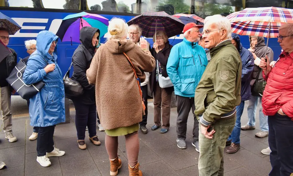 Bei Regen und Wind kommen wir in Steinhude an