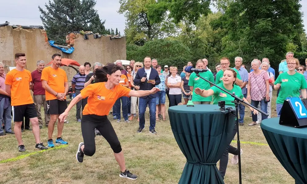 Bei der MDR-Show „Mach Dich Ran“ gewann das Team Canitz den 3. Platz - das half beim Wiederaufbau