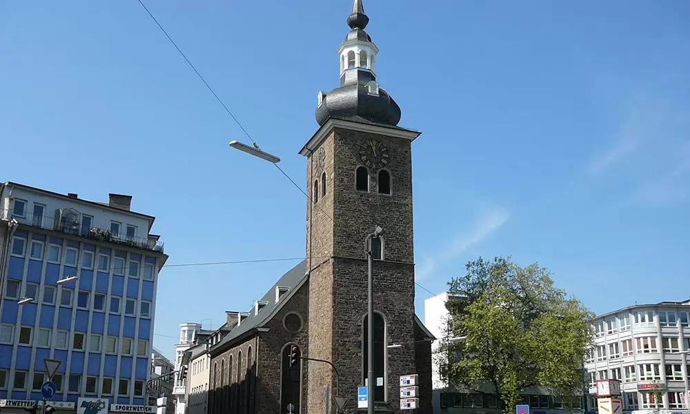 MÃ¤rz: Kirche am Kolk in Wuppertal (Nordrhein-Westfalen)