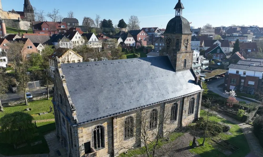 Die S&uuml;dseite nach der Sanierung