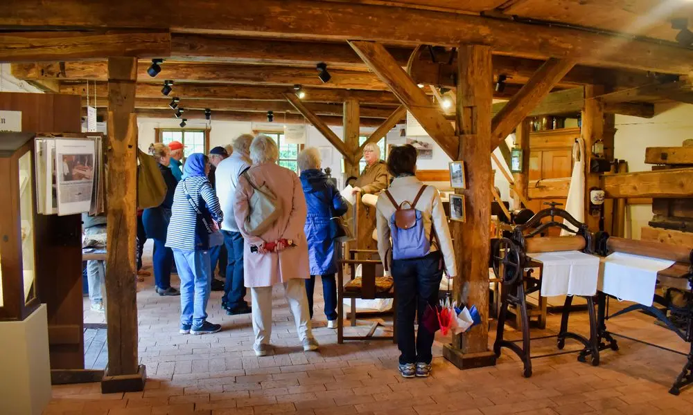 Besuch in der &bdquo;Steinhuder Kastenmangel&ldquo;