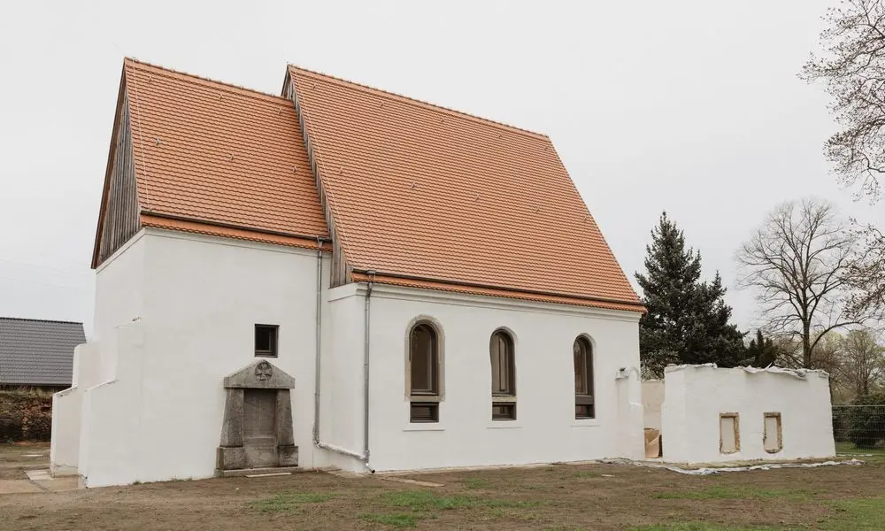 Jetzt haben die Menschen in dem kleinen sächsischen Dorf für den Wiederaufbau gesorgt