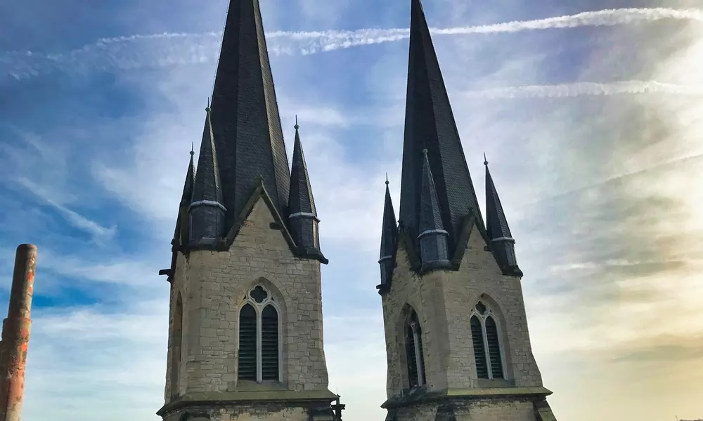 St. Ambrosius in Magdeburg: Turmhelme
