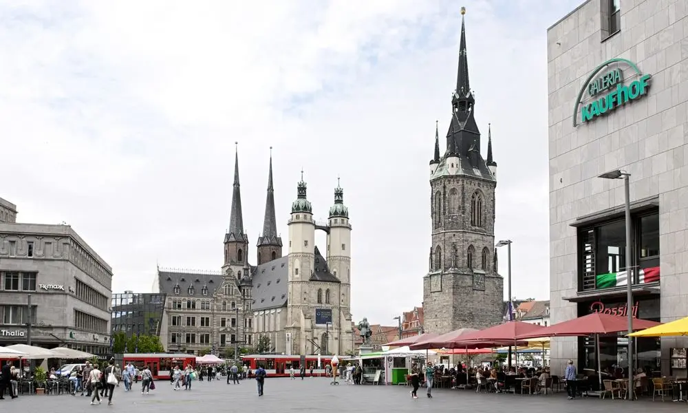 Die Marktkirche in Halle
