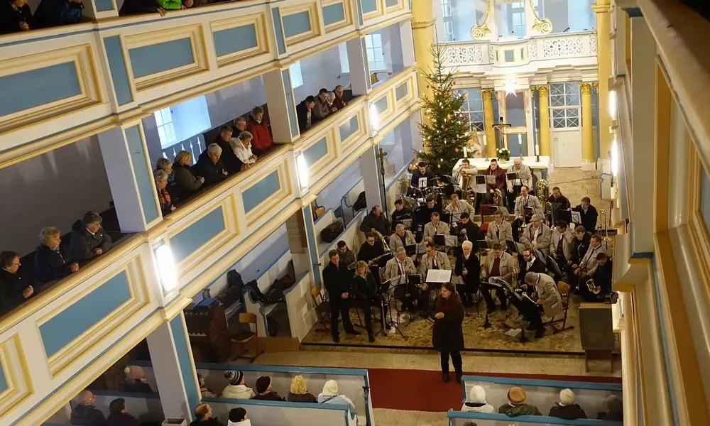 RegelmÃ¤ÃŸige jÃ¤hrliche Weihnachtskonzerte mit dem Blasorchester WÃ¶lfis