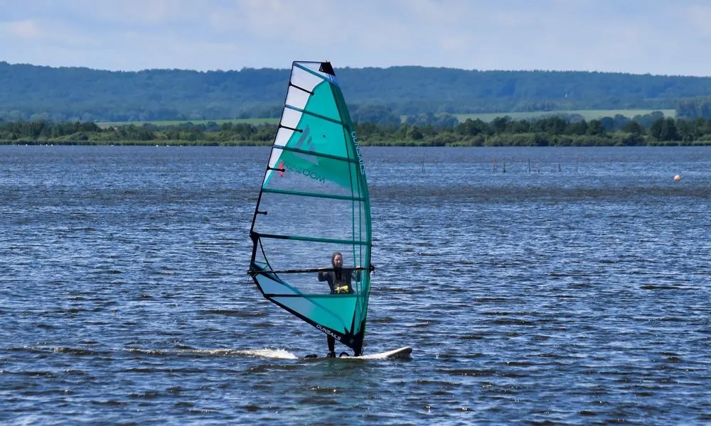 Beste Bedingungen f&uuml;r die Windsurfer