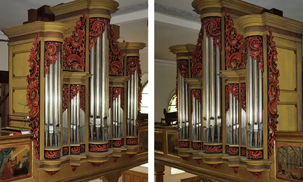 2. Platz: Stumm-Orgel in der Dorfkirche Westhofen (Rheinland-Pfalz)