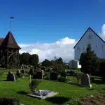 Bickel, Gabriele | 20180924_131838 Kirche mit Turm St. Martin, Morsum, Insel Sylt, Gabriele Bickel