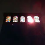 Zimmermann, Dominik | Aschaffenburg (Bayern) - Christuskirche - Innenansicht Buntglasfenster