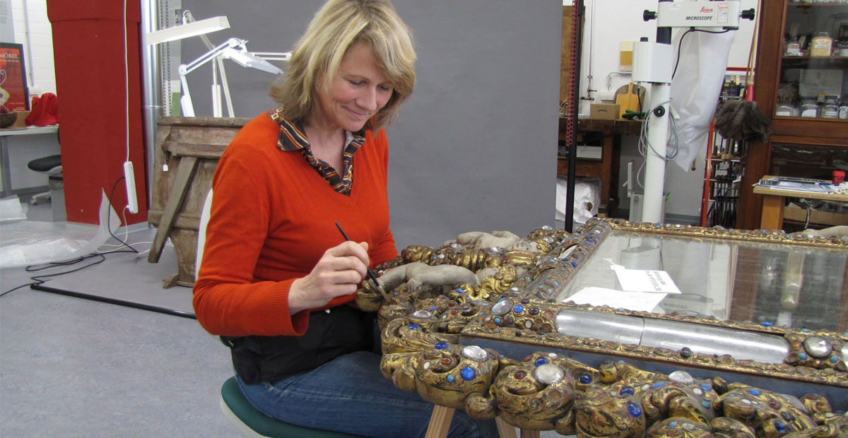 Blick in die Ateliers der Museumslandschaft Hessen Kassel (MHK)