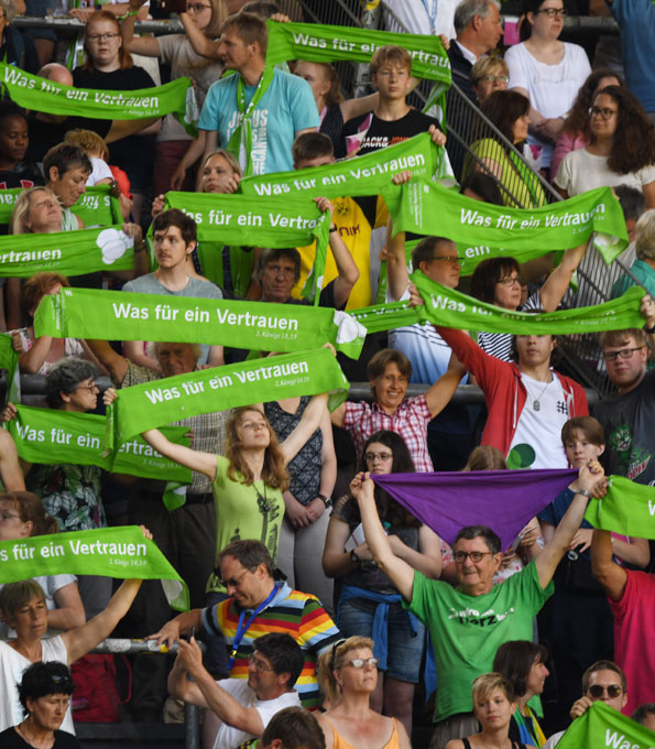 Schlussgottesdienst beim Kirchentag