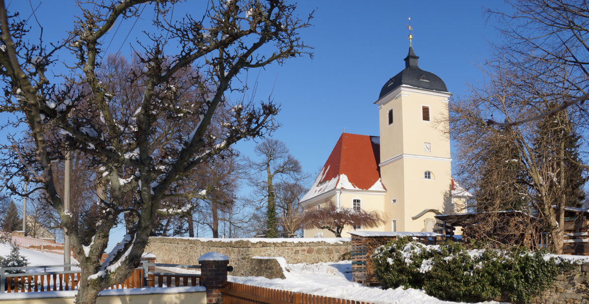 Kirche Miltitz (Klipphausen) in Sachsen