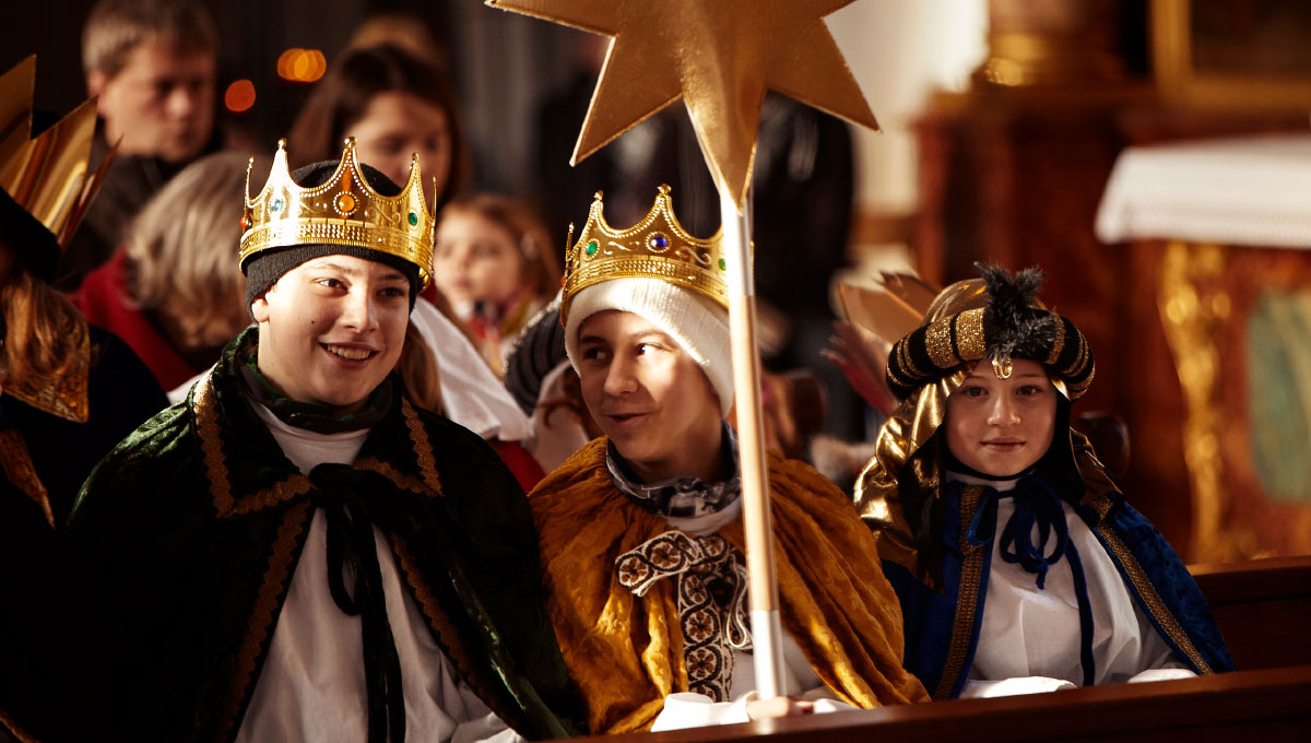 Die Sternsinger sind unterwegs