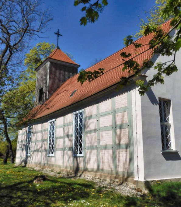 Fachwerkkirche Seehausen in der brandenburgischen Uckermark