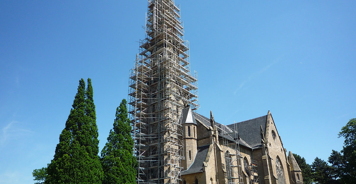 St. Trinitatis zu Roßla (Sachsen-Anhalt), zuletzt 2020 von der KiBa gefördert