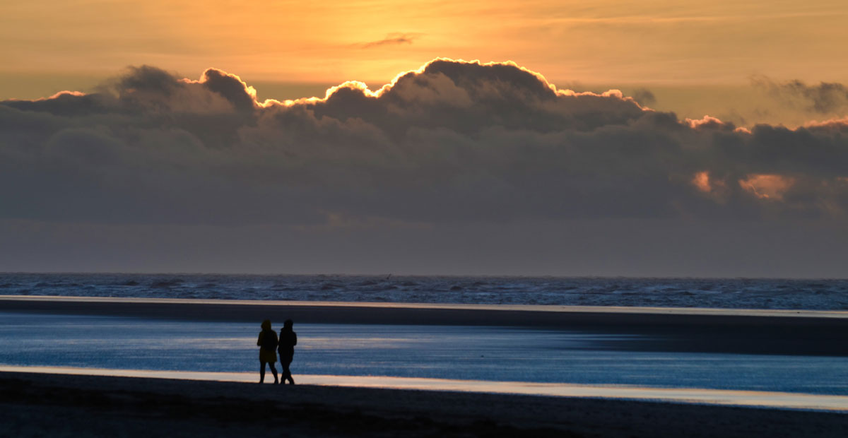 Sonnenuntergang an der Nordsee