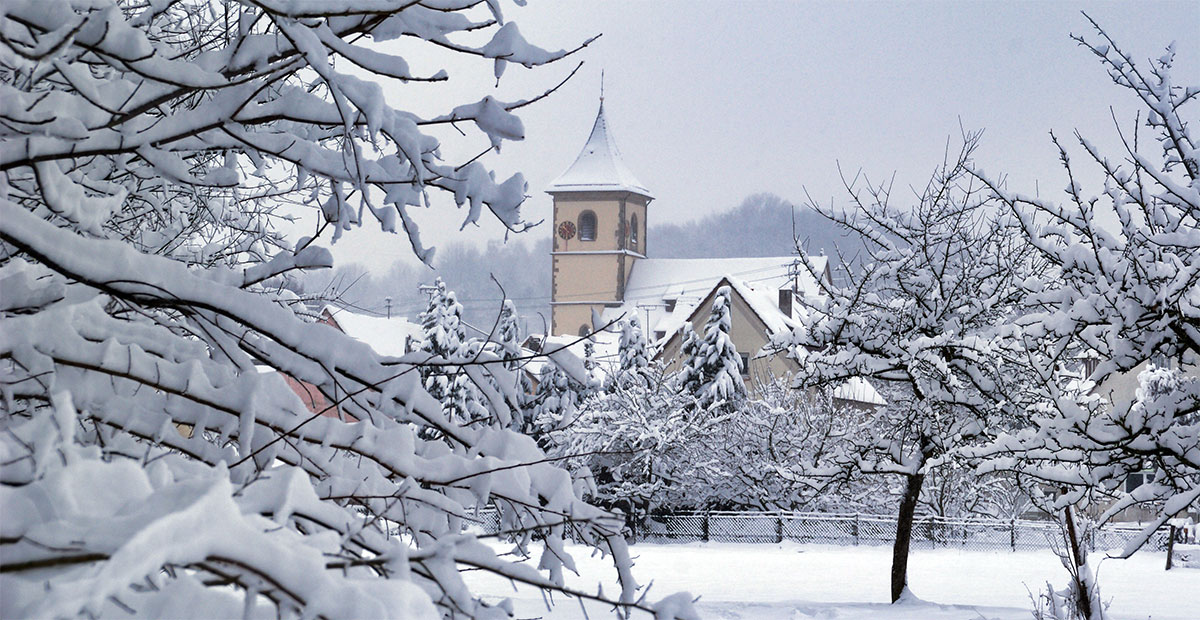 Dorfkirche Unterriexingen im Kreis Ludwigsburg (Baden-Württemberg)