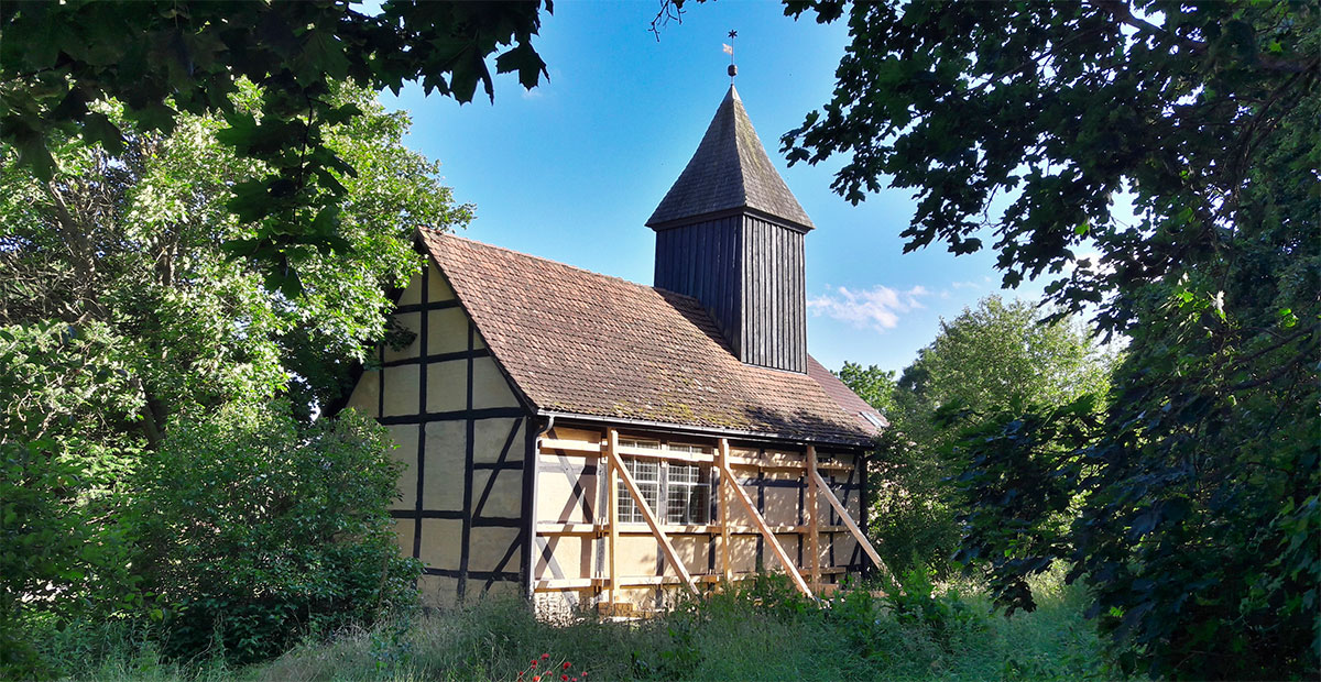 Kapelle Klempenow in Mecklenburg-Vorpommern (2021 von der KiBa gefördert)