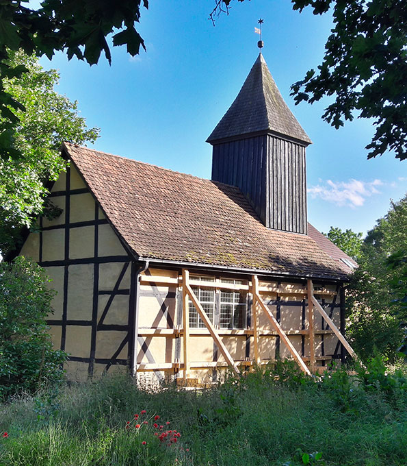 Kapelle Klempenow in Mecklenburg-Vorpommern (2021 von der KiBa gefördert)