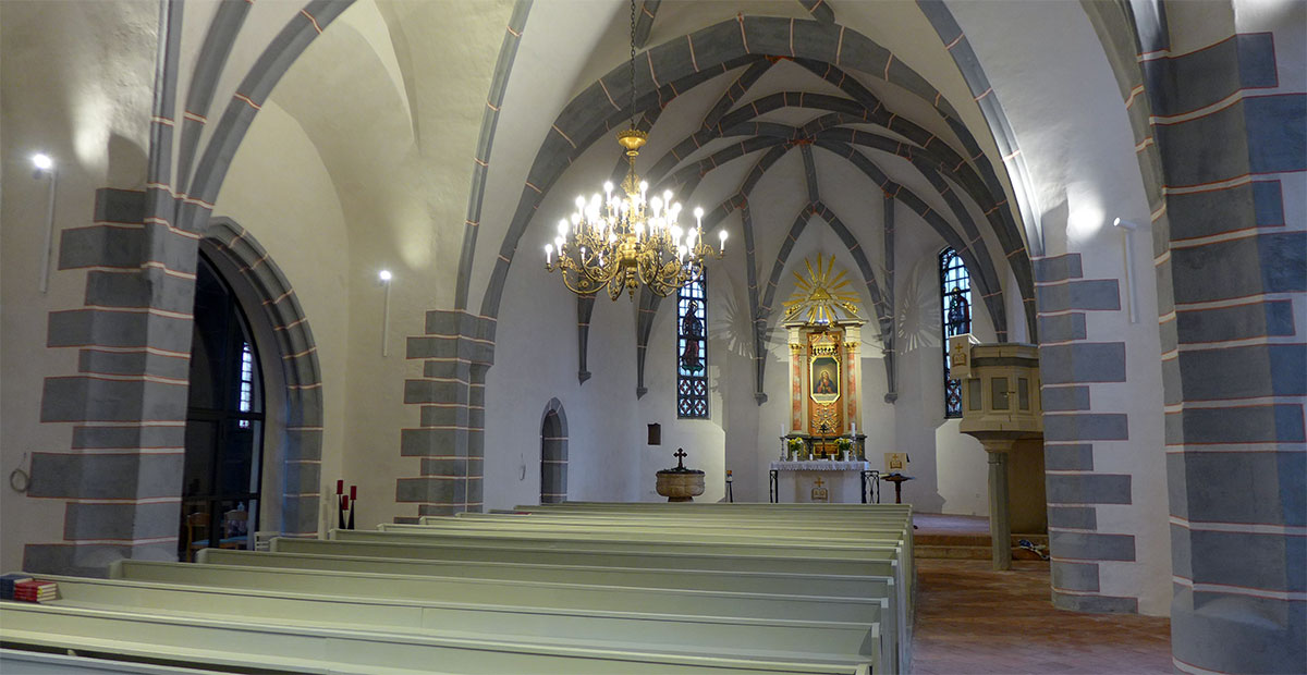 St. Nikolai Langhennersdorf im Kreis Freiberg (Sachsen)