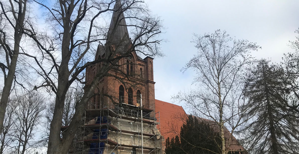 Sanierung der Dorfkirche Ranzin im Kreis Vorpommern-Greifswald
