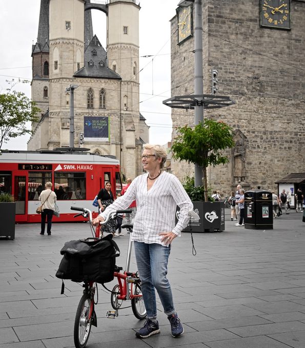 Dorothea Heintze „on tour“ zur Marktkirche in Halle (Sachsen-Anhalt)