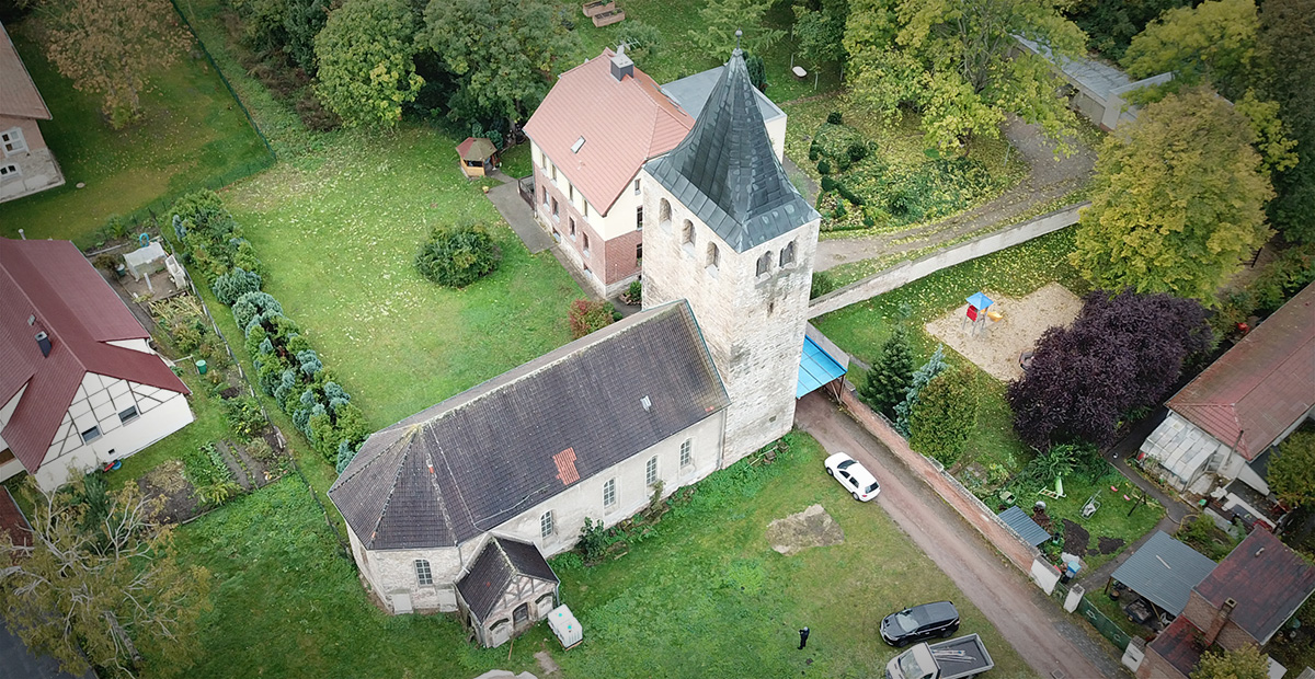 Dorfkirche Großpaschleben im Kreis Anhalt-Bitterfeld (Sachsen-Anhalt)