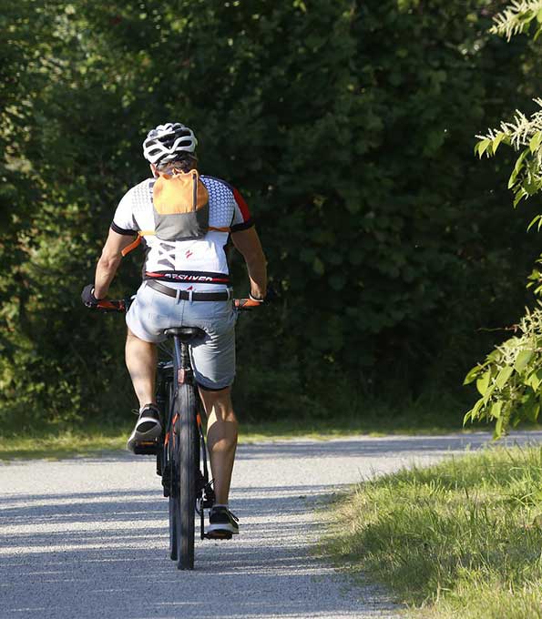 Mit dem Fahrrad unterwegs