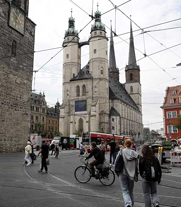 Die Marktkirche in Halle