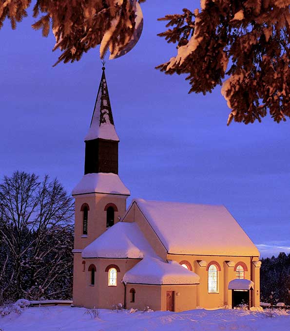 Martin-Luther-Kirche in Spiegelau (Bayern)