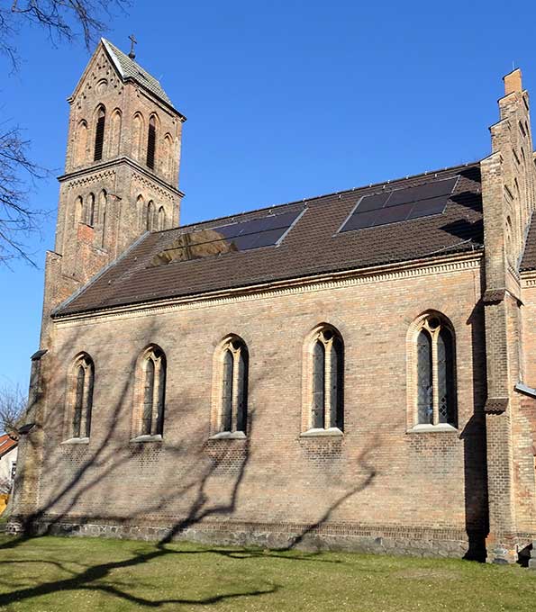 Dorfkirche Kablow (Brandenburg) - 2023 von der KiBa gefördert