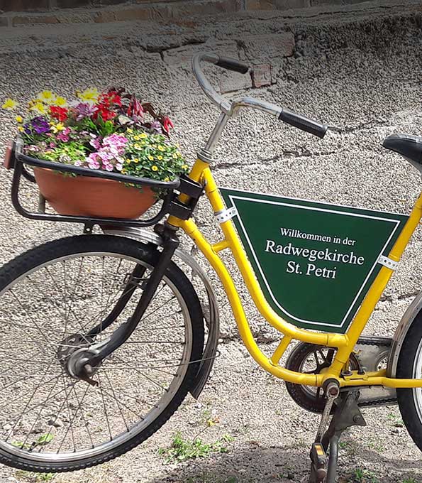 Radwegekirche Wörmlitz in Sachsen-Anhalt