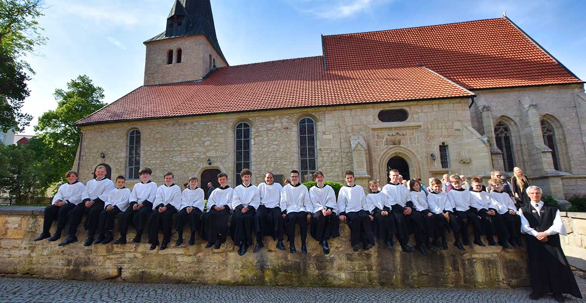 Pfingstreise 2023: der Knabenchor zu Gast in St. Marien Bleicherode (Thüringen)