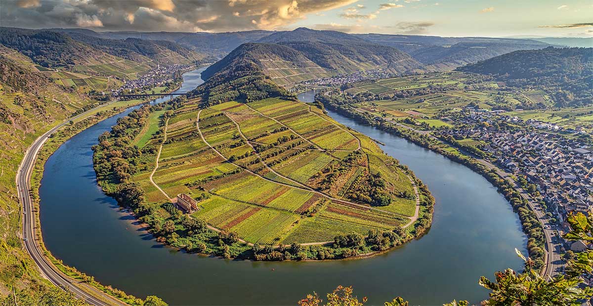 Moselschleife in Rheinland-Pfalz