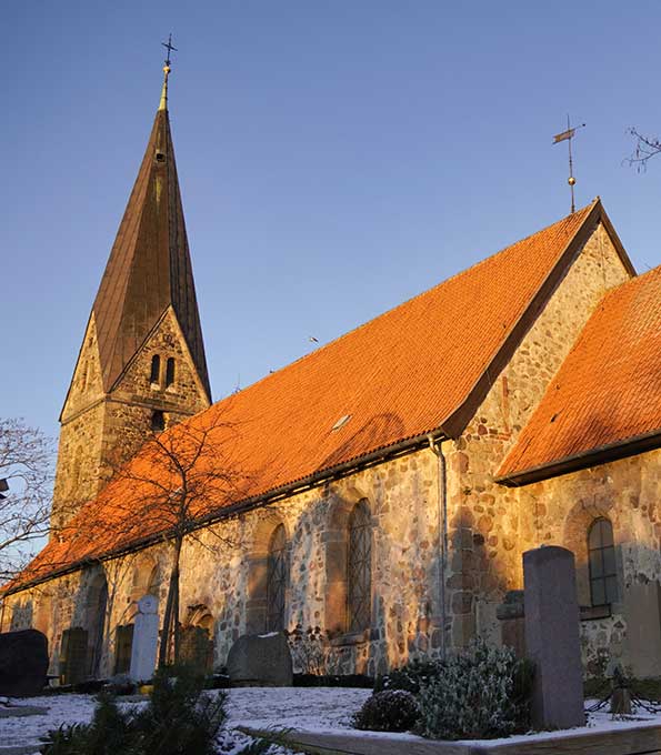 Kirche in Eckernförde-Borby (Schleswig-Holstein)