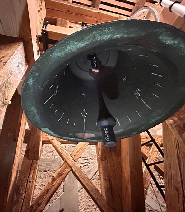 Glockensanierung in der Stadtkirche Zöblitz (Sachsen)