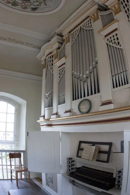 Opitz-Orgel in der Dorfkirche Jonaswalde