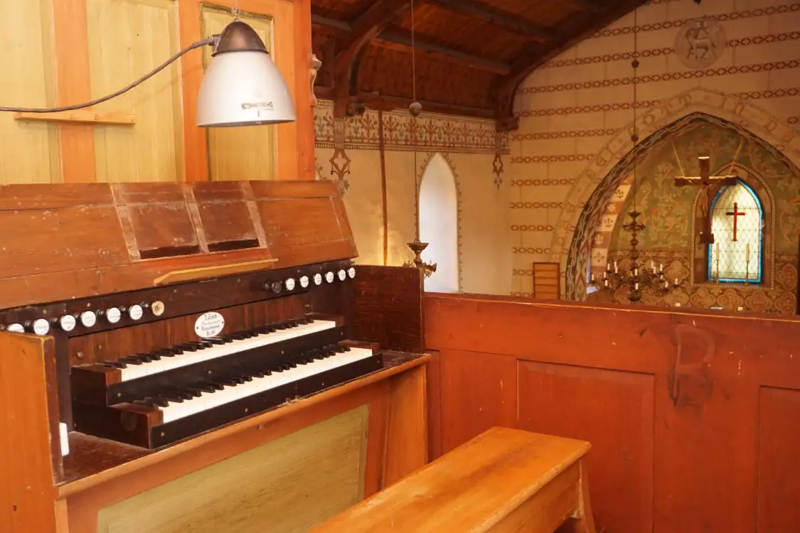 Troch-Orgel in der Dorfkirche Mehmke